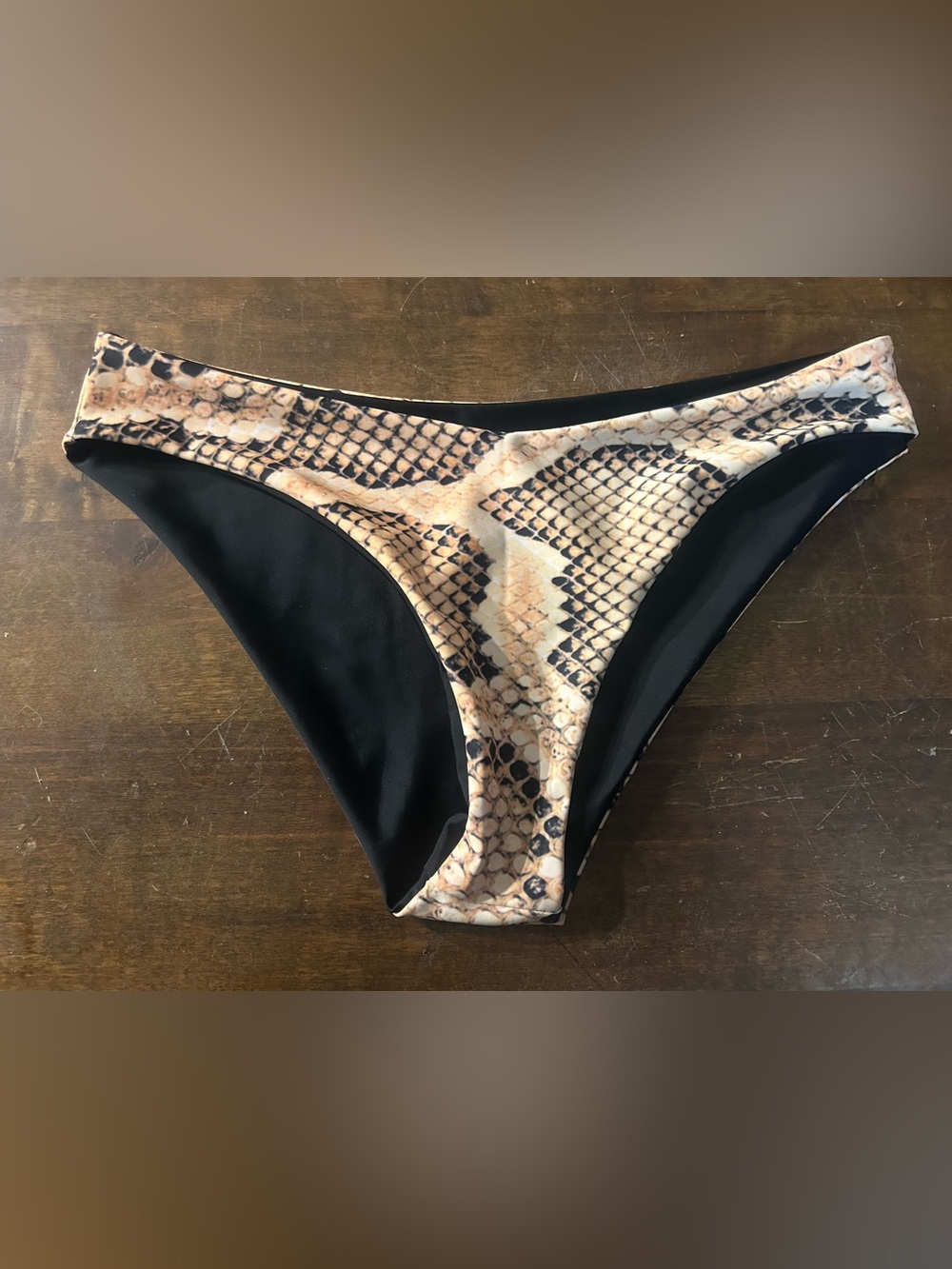 NWOT Sexy Snakeskin Animal Print Booty Short